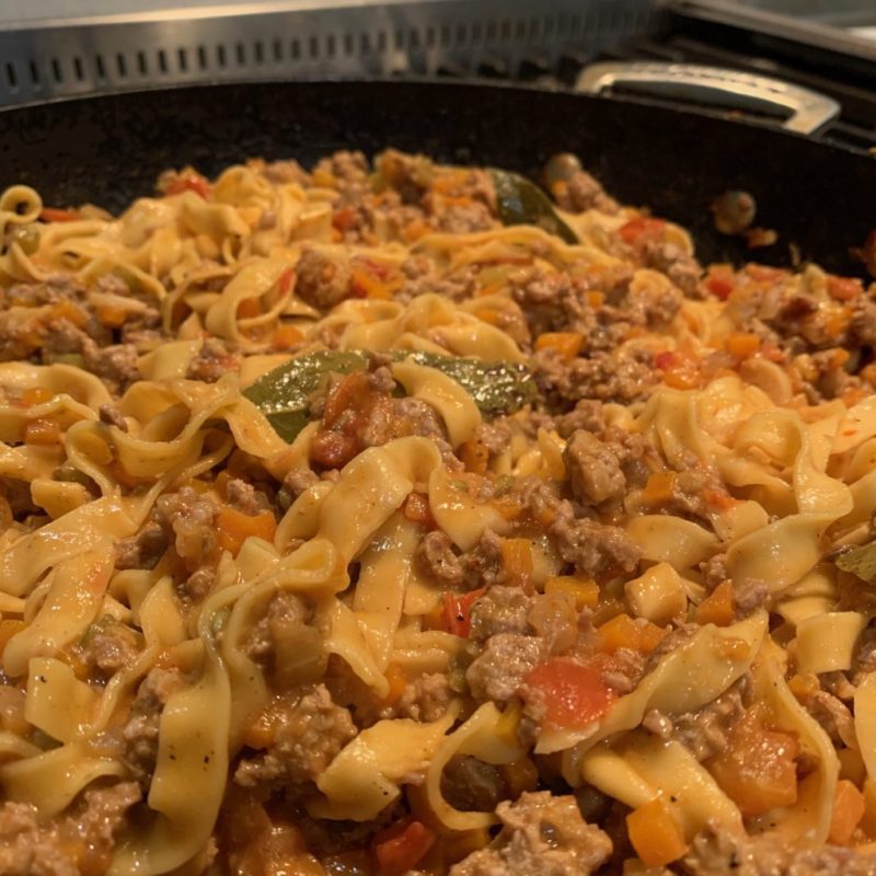 Fettucine with Pork, Tomato and Fennel Ragu - Matt Golinski